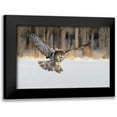 thumbnail image 1 of Zuo, Jun 18x13 Black Modern Framed Museum Art Print Titled - The Morning Catching, 1 of 5