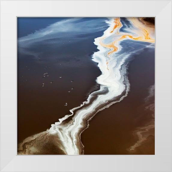 Zuo, Jun 20x20 White Modern Wood Framed Museum Art Print Titled - Half Warm And Half Cold