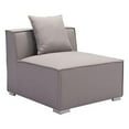 thumbnail image 1 of Zuo Sunproof Fabric,Aluminum Middle Chair Gray 703856, 1 of 13
