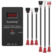 Zuomeng Throttle Position Sensor Tool w/ All Adapters, 1/10,000 Precision, for Performance Vehicles with Adjustable 5V TPS