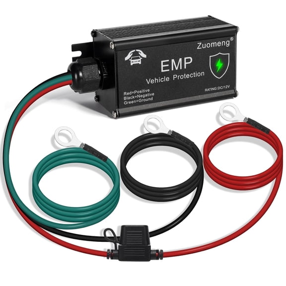 Zuomeng Vehicle EMP Protection - 12 Volt DC for Cars & Trucks, Protection Against EMP, Solar Flares & Power Surges
