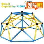 Zupapa 2023 New Upgraded 6FT Outdoor Geometric Dome Climber with 750LBS Weight Capability, Suitable for 1-6 Kids Climbing Frame