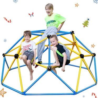 Lifetime Kid's Outdoor 5 ft. H x 10 ft. W Dome Climber, Red and Blue ...