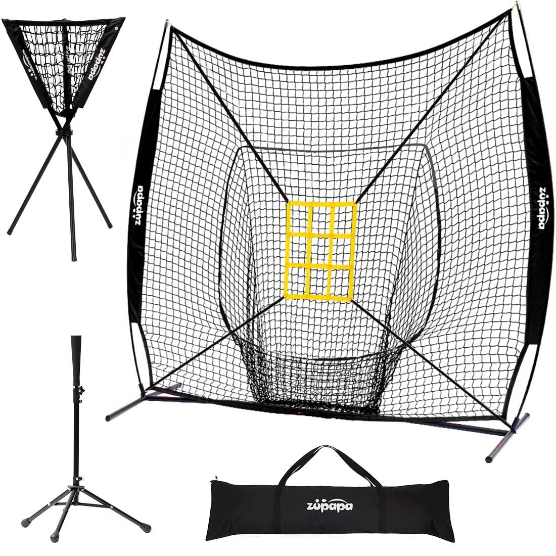 2 Gommini Di Ricambio Per Tee Da Baseball E Softball - Punta In Gomma Universale Con Fascette, Adatta A Tubo Da 1,6 Cm, Attrezzatura Allenamento