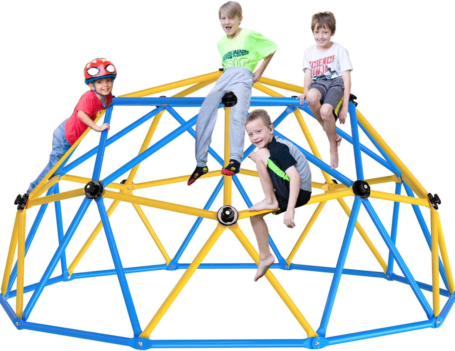 Zupapa Decagonal Geo Jungle Gym 1000lb Capacity, 9FT Climbing Dome