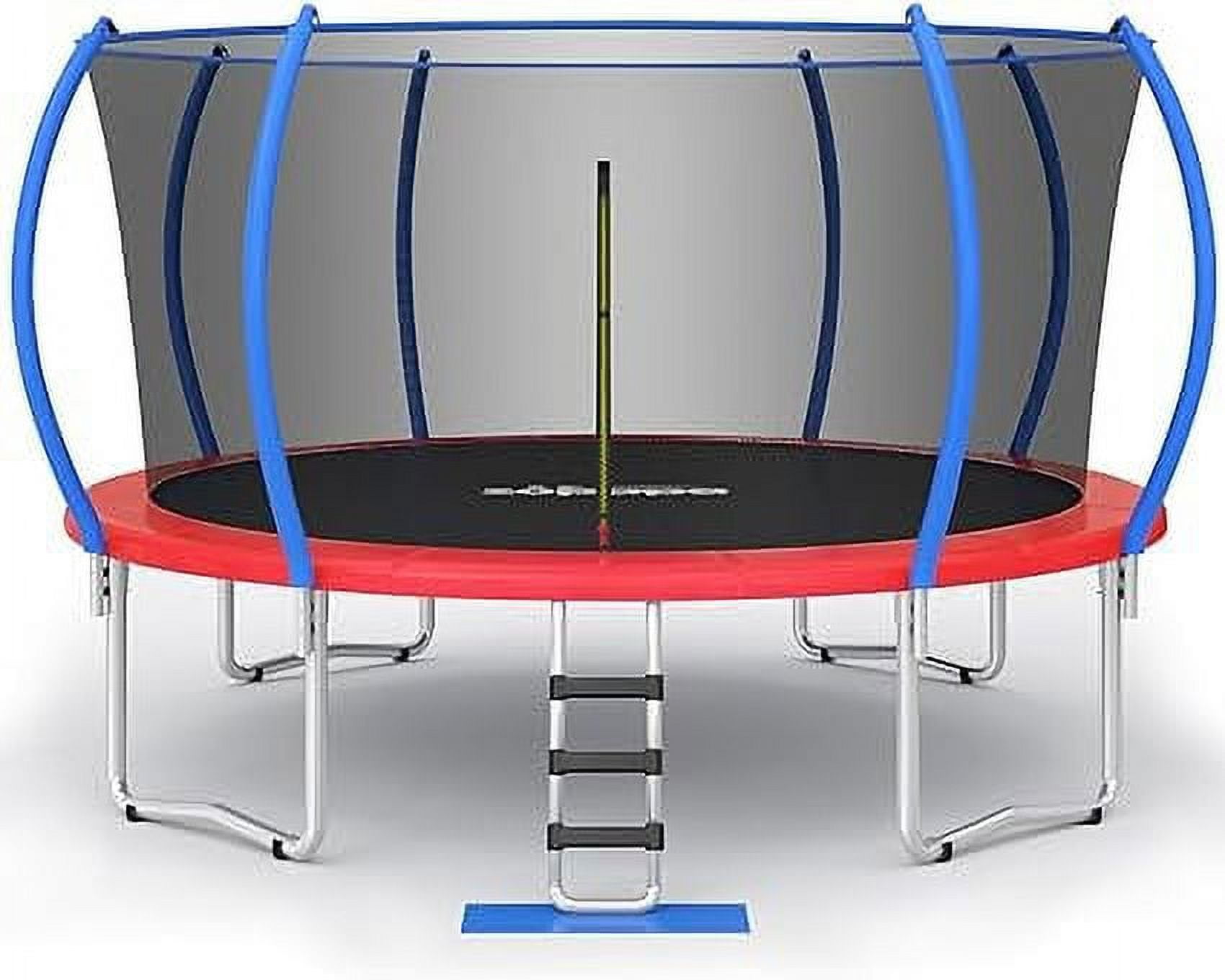 Zupapa NoGap Design 15 14 12 10FT Trampoline for Kids with Safety