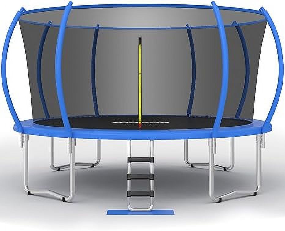 Zupapa NoGap Design 15 14 12 10FT Trampoline for Kids with Safety