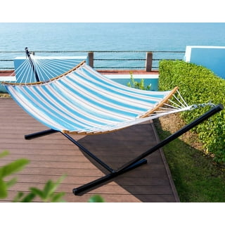  Hammock and Stand, Quick Dry Fabric Hammock, 2 Person