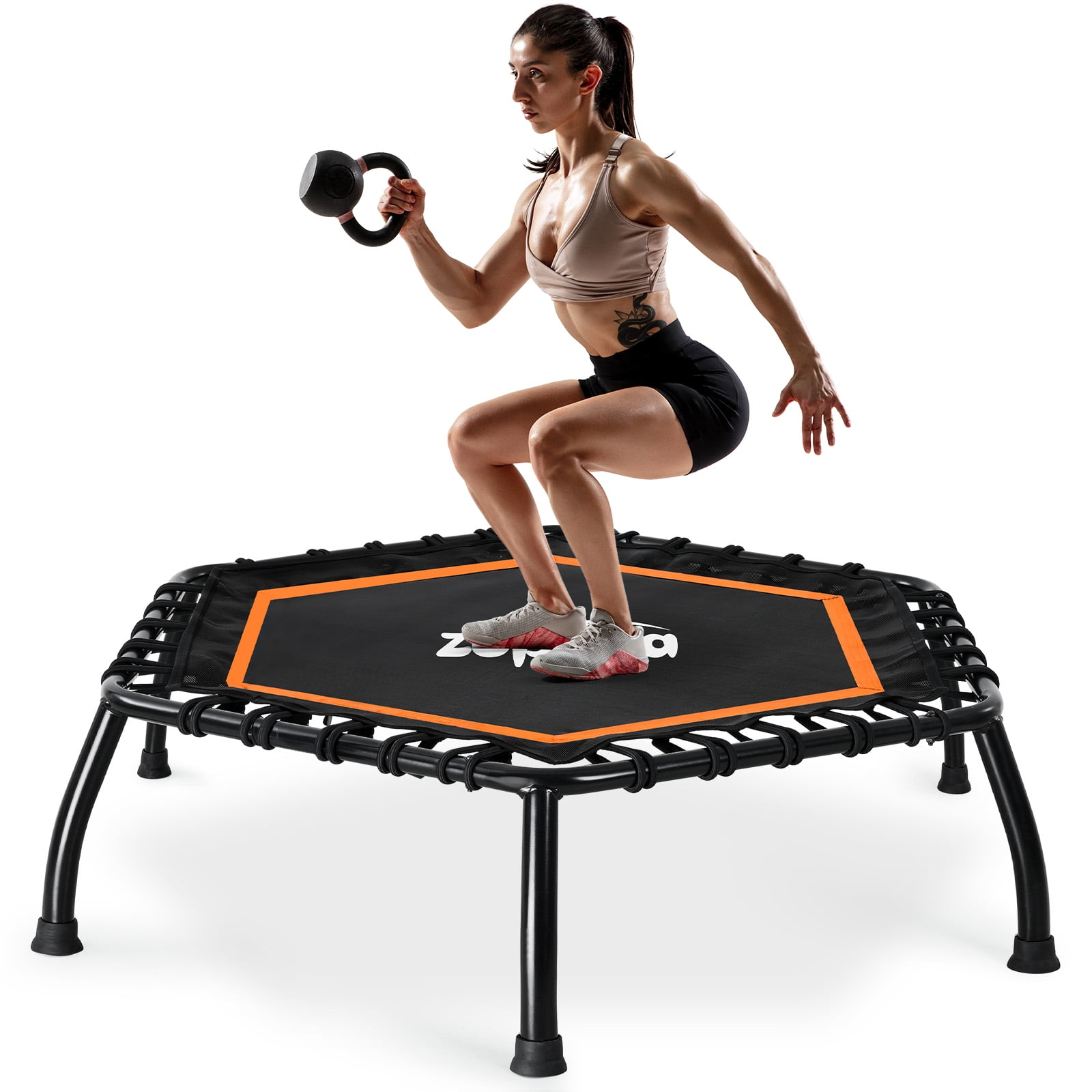 Burne's Style Mindfulness Workout シューズ M Zupapa Silent Mini Fitness Trampoline– Indoor Rebounder for