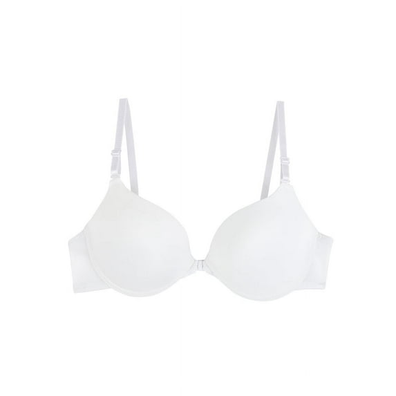 Zupora Women's Push Up Bra Soft Comfy Underwire Convertible Straps Front Closure Seamless Satin T Shirt Bralette Multiway Bras, 3/4 Cup, Size 34-38 B/C