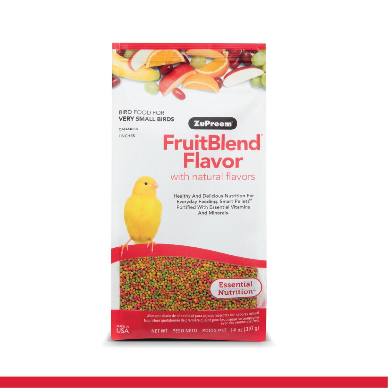 Zupreem Fruitblend Flavor with Natural Flavors Bird Food Pellets