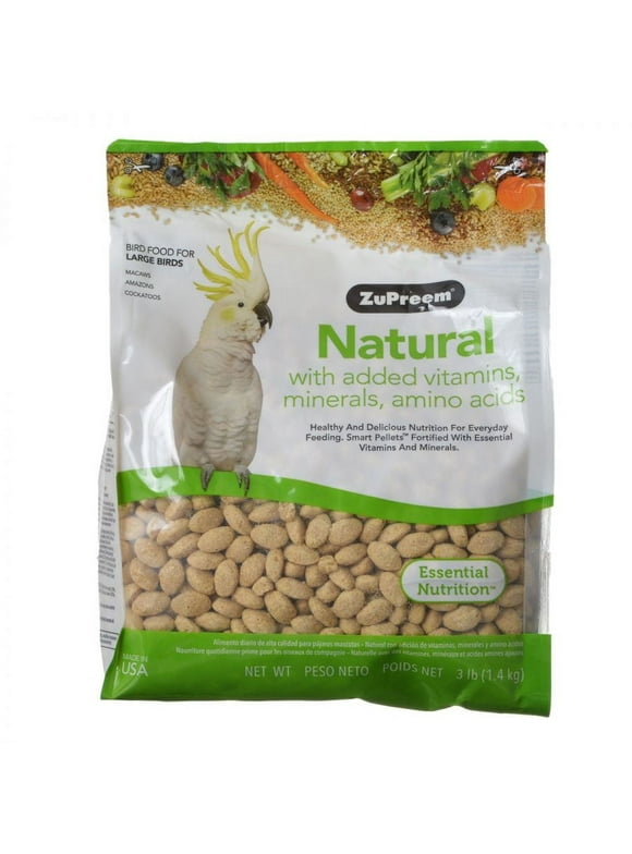 Zupreem® Natural Bird Food Pellets for Large Birds 3lb