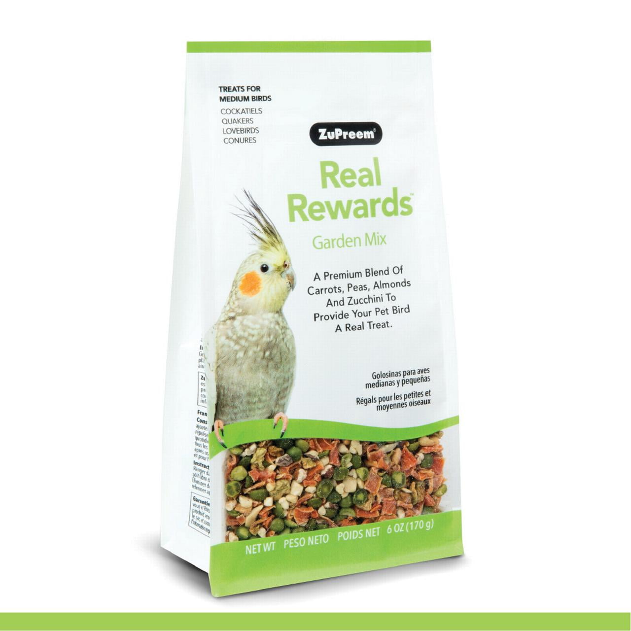 Zupreem® Real Rewards™ Garden Mix Treats for Medium Birds 6 Ounces
