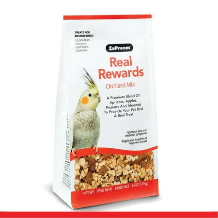 Zupreem® Real Rewards™ Orchard Mix Treats for Medium Birds 6 Ounces