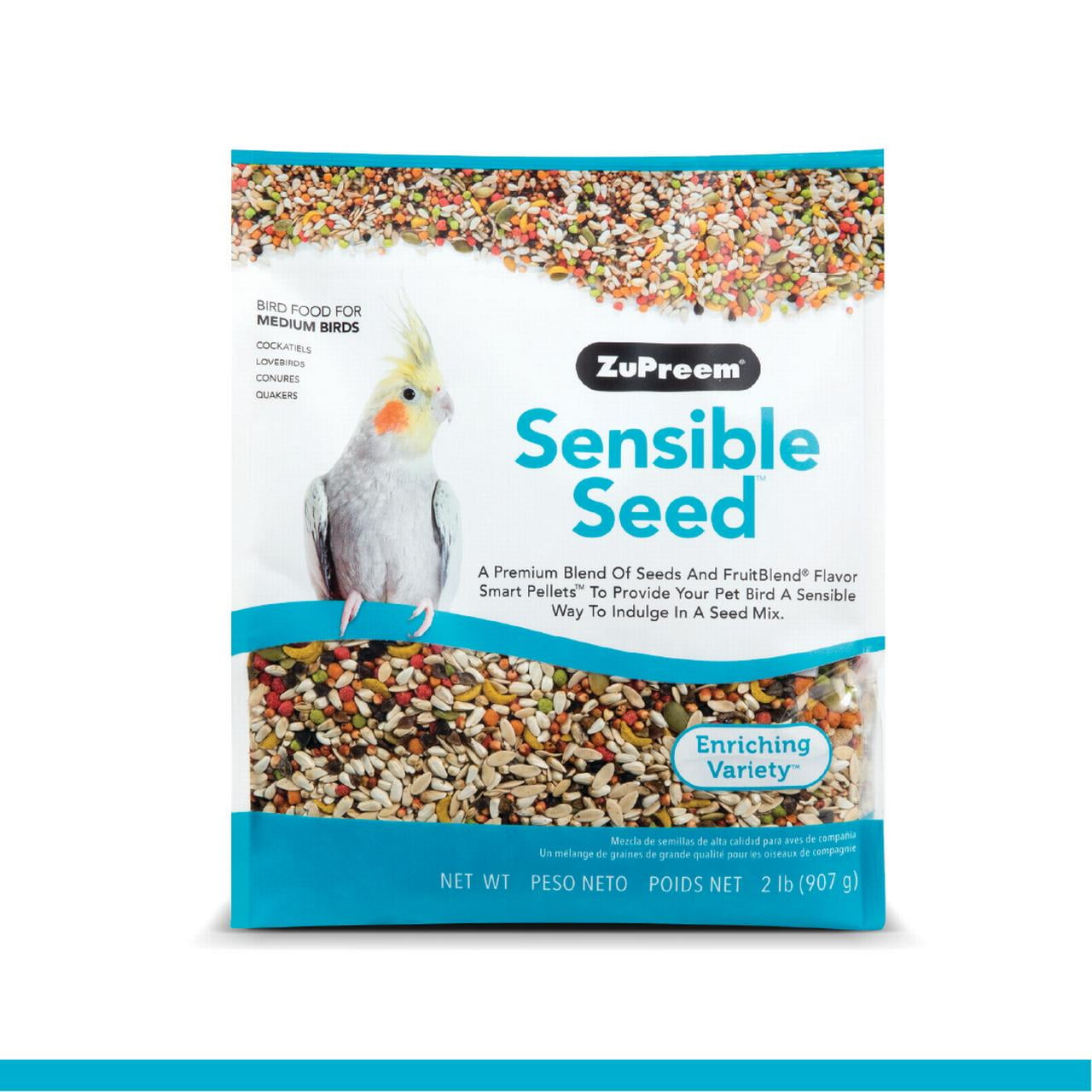 Zupreem® Sensible Seed® Pellet Bird Food for Medium Birds 2 lb
