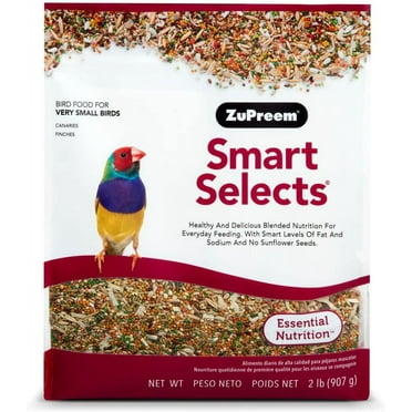 Zupreem Smart Selects Canary & Finch Food, 2-lb Bag Mixed Seeds and Pellets