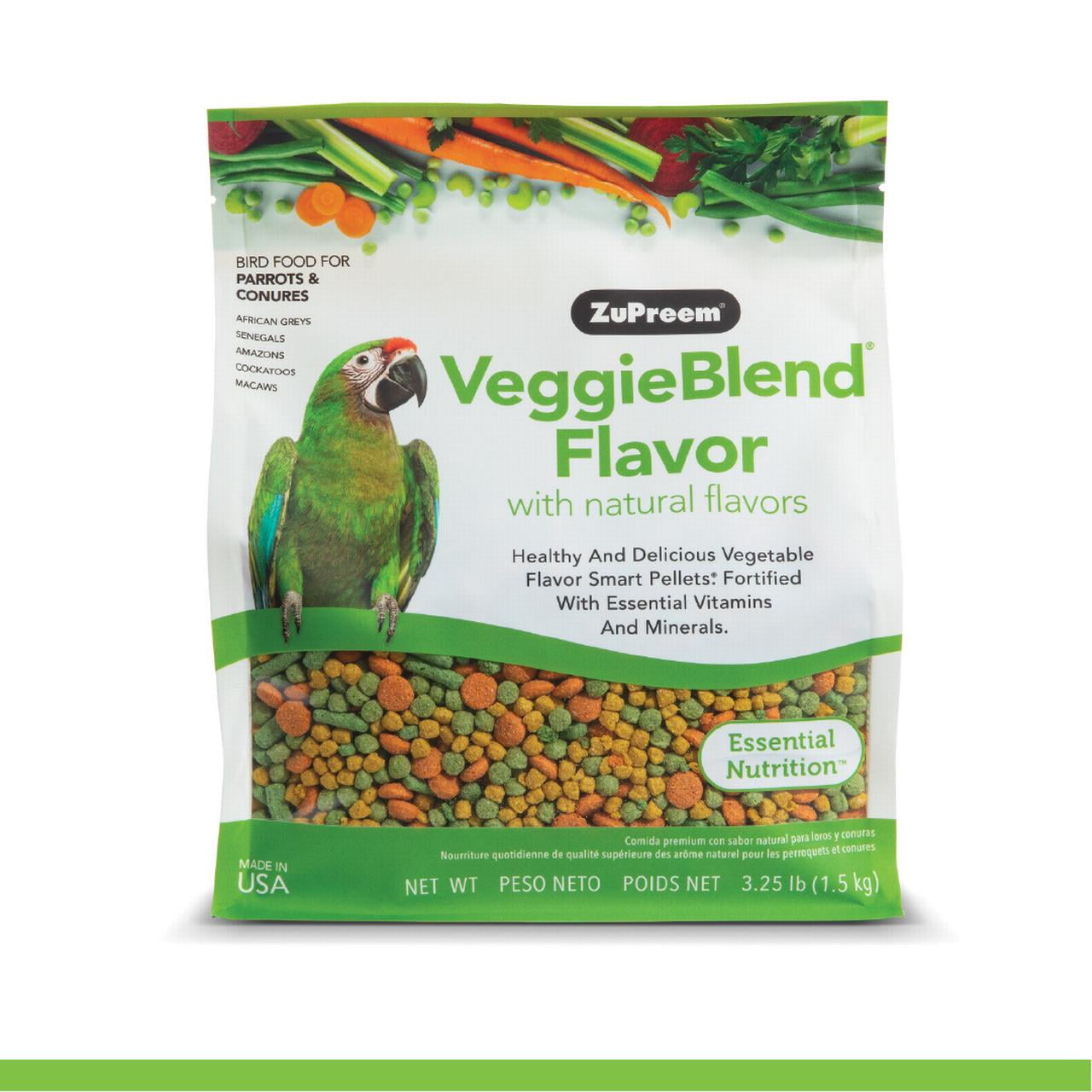 Parrot food clearance pellets