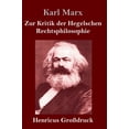 thumbnail image 1 of Zur Kritik der Hegelschen Rechtsphilosophie (Großdruck) (Hardcover), 1 of 1