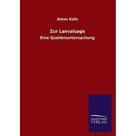 Zur Lanvalsage (Paperback)