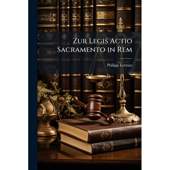 Zur Legis Actio Sacramento in Rem : Habilitationsschrift (Paperback)