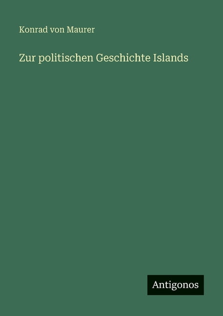 Zur politischen Geschichte Islands, (Paperback)