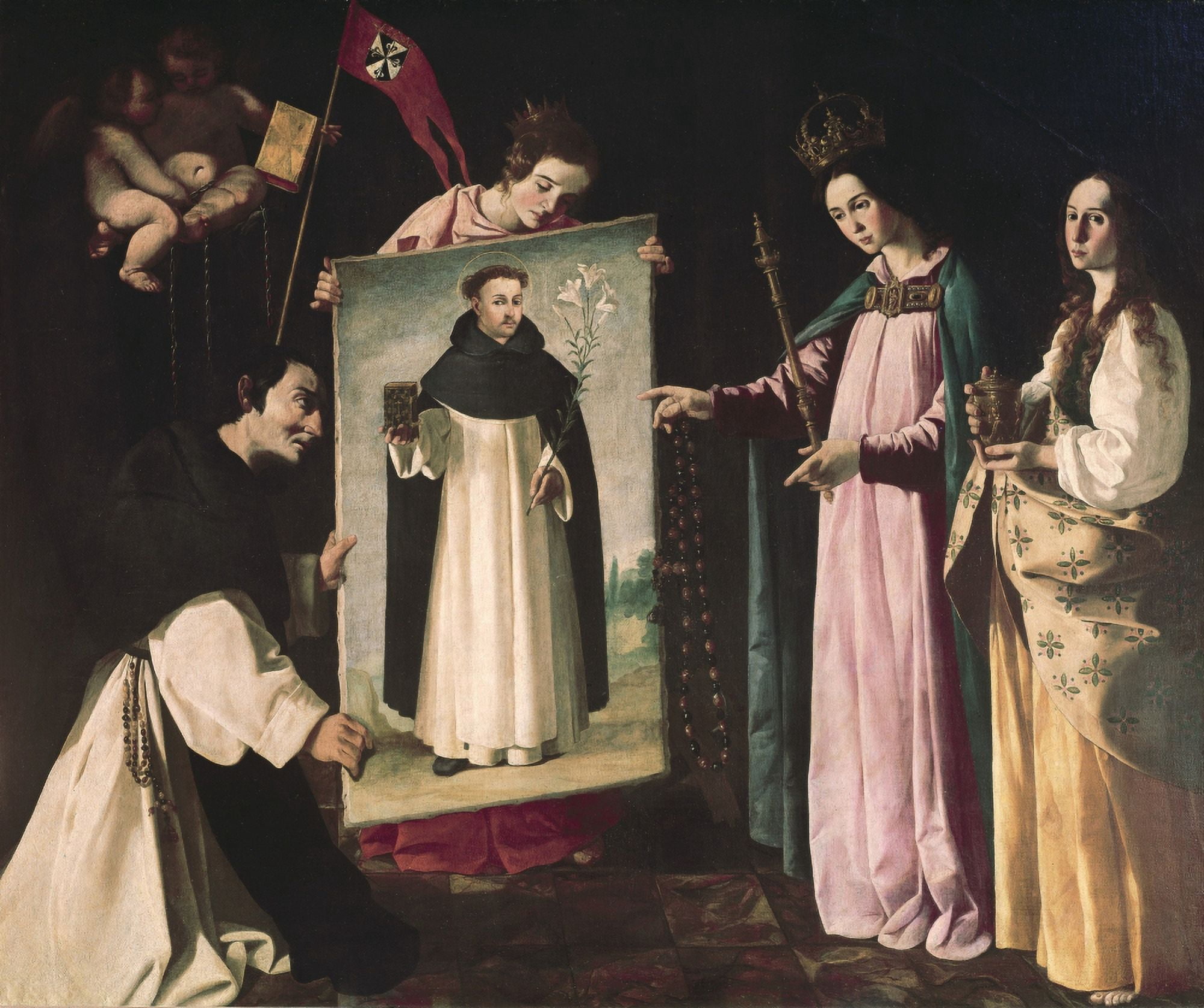 Zurbaran Francisco De (1598-1664) Canvas Art - (24 x 18)