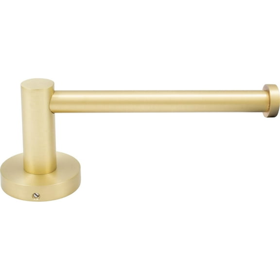 Zurich Post Paper Holder, Satin Brass by Stone Harbor Hardware