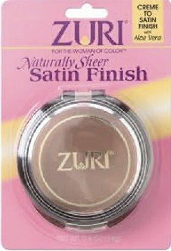 Zuri Naturally Sheer Satin Finish Pressed Powder Toffee
