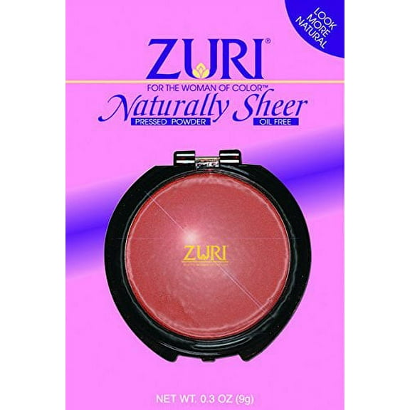 Zuri Pressed Powder Sheer - Natural Brown 3-Count (Pack of 2)