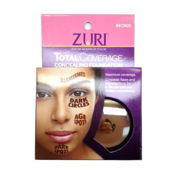 Zuri Total Coverage Concealing Foundation - Bronze 1.4 oz.