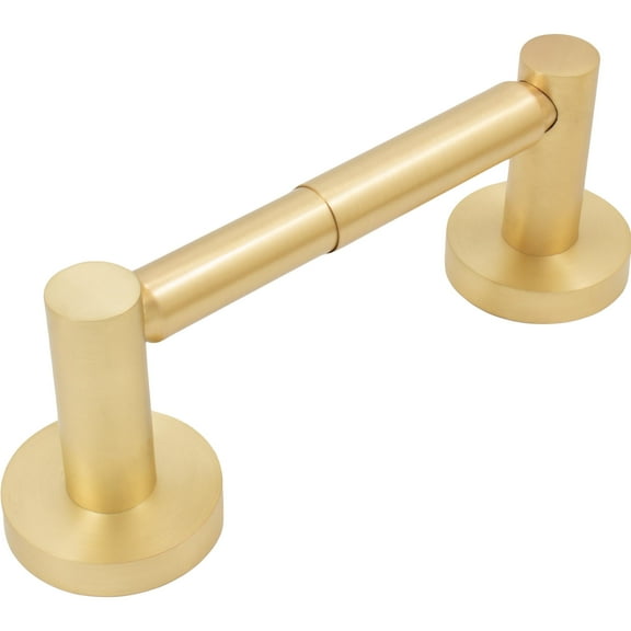 Zurich Paper Holder, Satin Brass by Stone Harbor Hardware