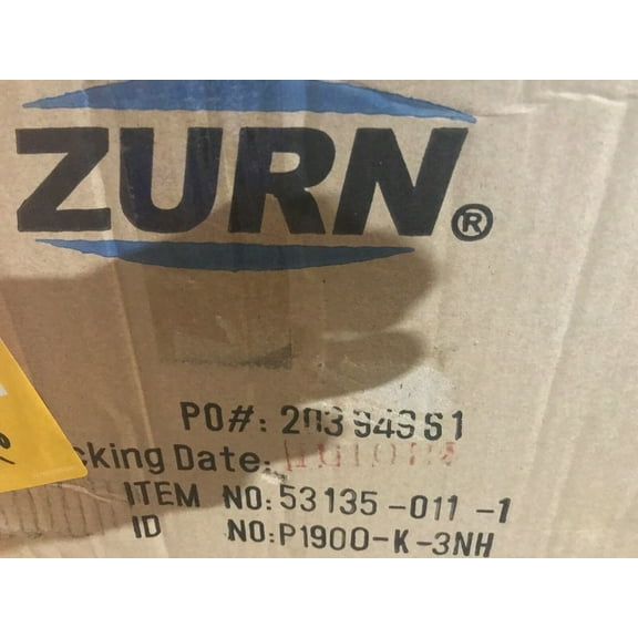 Zurn P1900-K-3NH 12" x 12" X 3-1/4 Cast Iron Deep Floor Sink Drain Sump