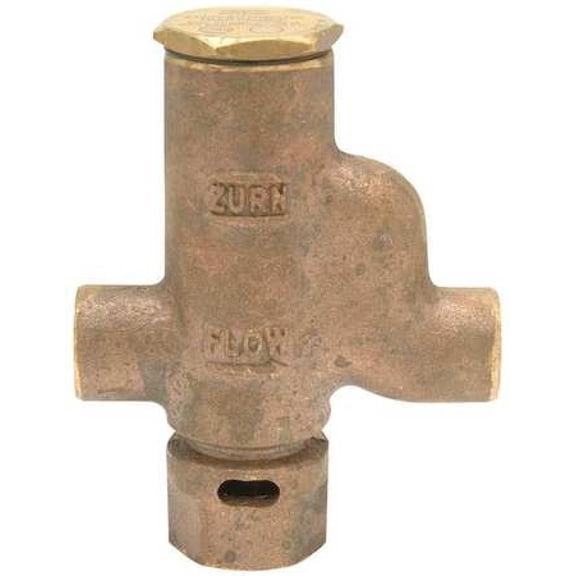 Zurn Trap Primer,Bronze,Pipe Dia 1/2 in. Z1022-XL-1/2-SF