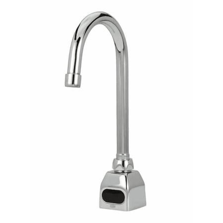 Zurn Z6920-XL-CP4 AquaSense Gooseneck Sensor Faucet with 0.5 GPM Aerator and 4" Cover Plate in Chrome