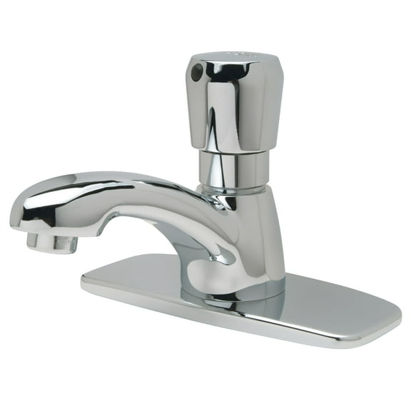 Zurn Z86100-Xl-Cp4-3M Aquaspec Single-Hole Metering Faucet, 0.5 GPM Vandal-Resistant
