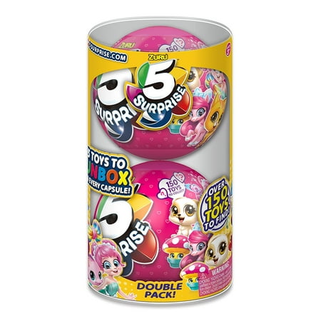 Zuru 5 Surprise Collectibles 2 Pack - Pink (Girls)