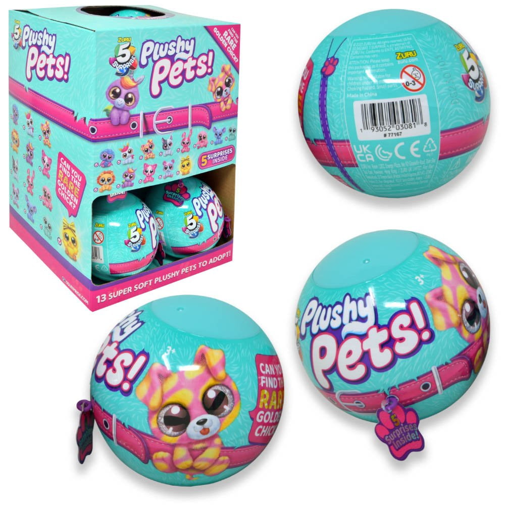 Zuru 5 Surprise Plush Pets in PDQ Series 1 SHIP 1 PC RANDOMLY ( NO