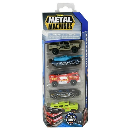 Zuru 5pk Metal Machines City Force Series 2