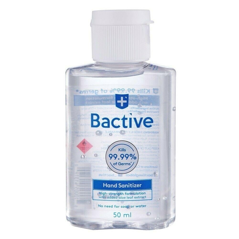 Zuru Bactive Hand Sanitizer - Trial Size - 1.6 Fl Oz (7Pack)