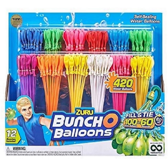Zuru Bunch O Balloons Set Lanzador + 105 Globos De Agua – 3 Surtidos (Colores Suridos)