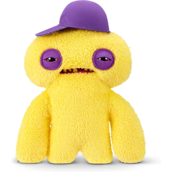 Fuggler Fugg Life 9 inch Plush Toy (Squidge) by ZURU - Funny Ugly Monster Cuddly Toy with Human-Like Teeth