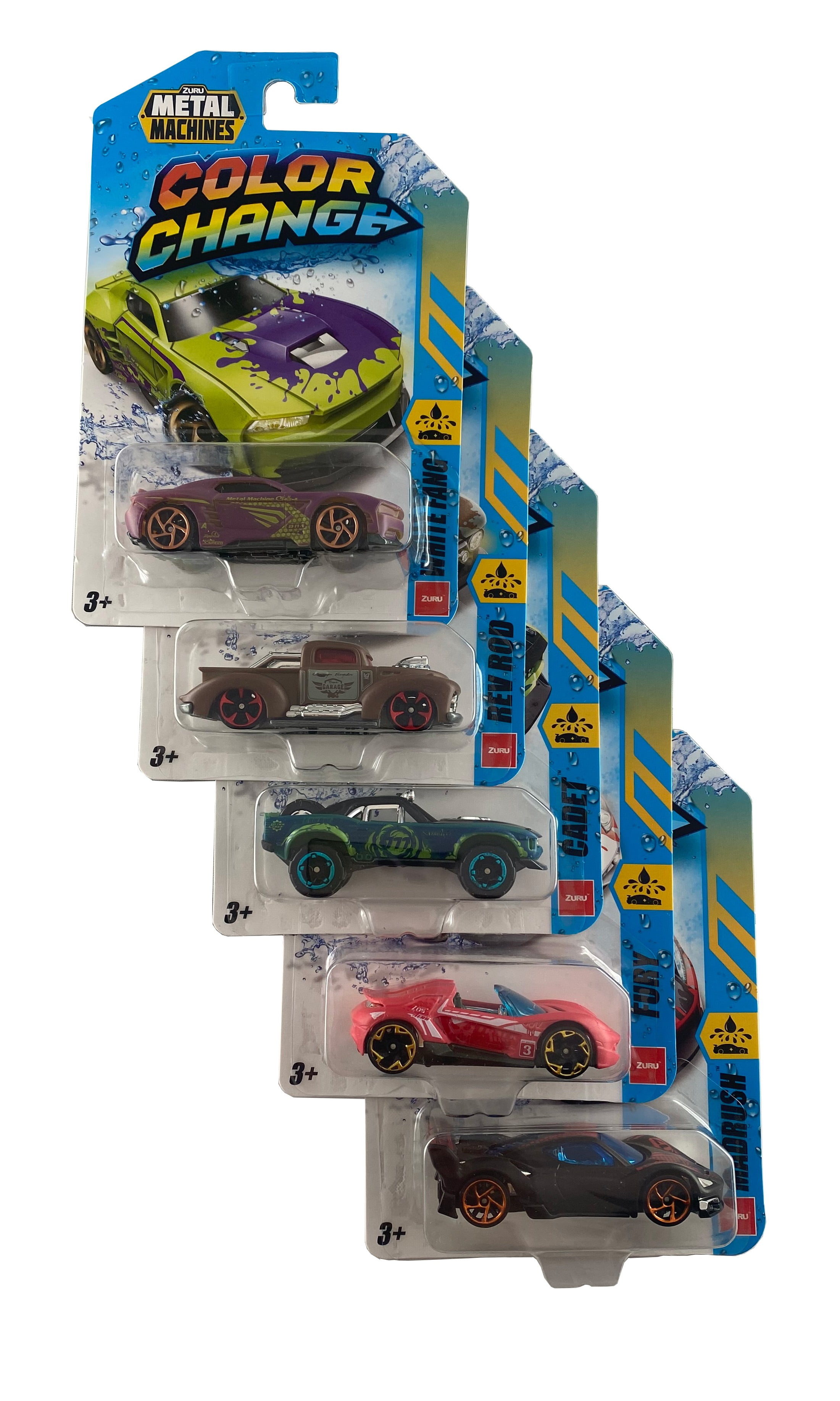 Zuru Metal Machines Color Change 5 Pack Vehicles - Walmart.com