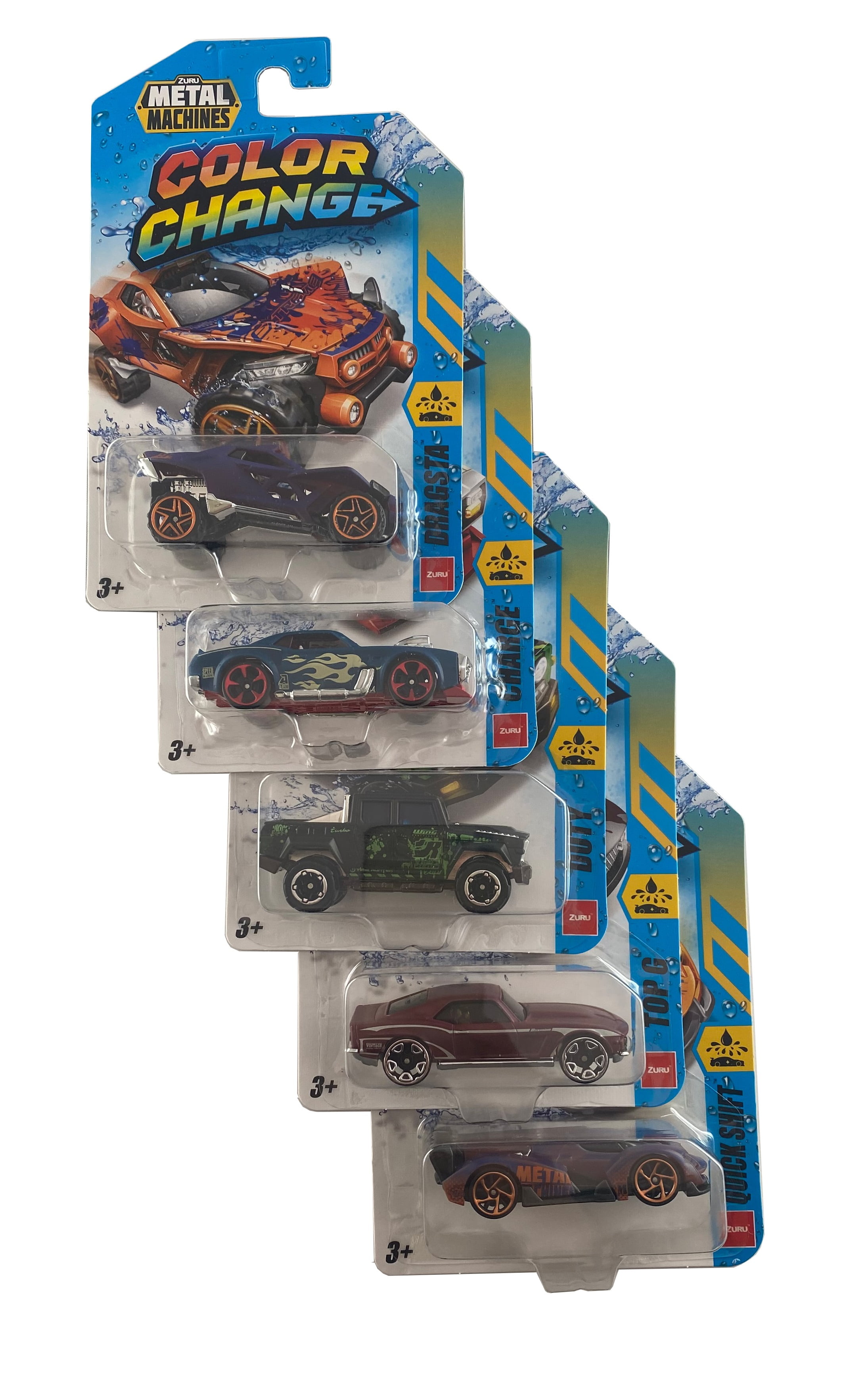 Zuru Metal Machines Color Change 5 Pack Vehicles - Walmart.com