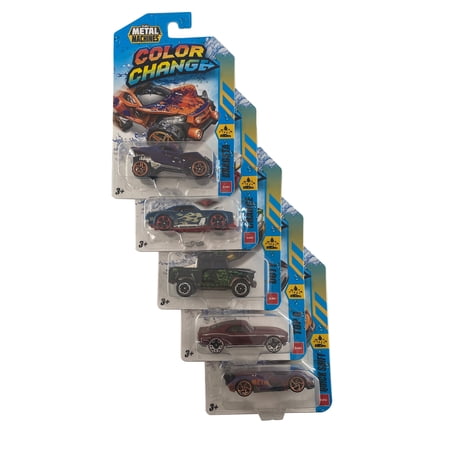 Zuru Metal Machines Color Change 5 Pack Vehicles
