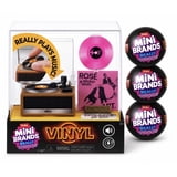 Mini Brand Instruments Zuru Mini Brands vinyl record player with 3 capsule vinyl records set ...