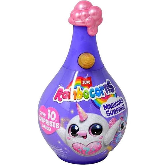 Zuru Rainbocorns Magicorn Surprise Egg Series 1 - Small Plush Unicorn + 10 Surprises Inside (1 Random)