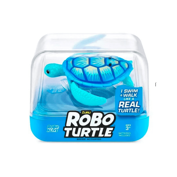 Zuru Robo Alive Robo Turtle Robotic Swimming Turtle, Blue