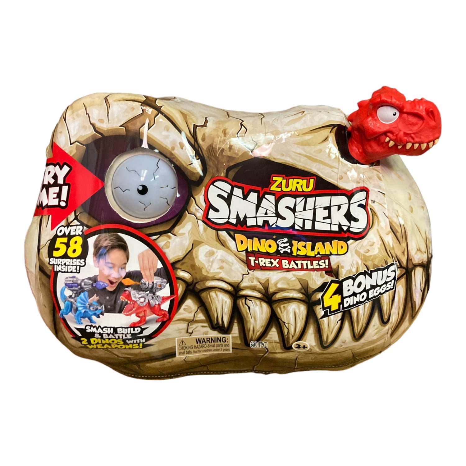Zuru Smashers Dino Island T-Rex Skull Battles - Walmart.com