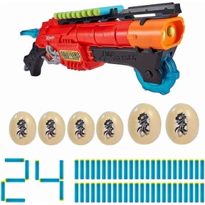 Zuru X-Shot Dino Attack Claw Hunter Blaster Dart Gun and Dino Egg Targets