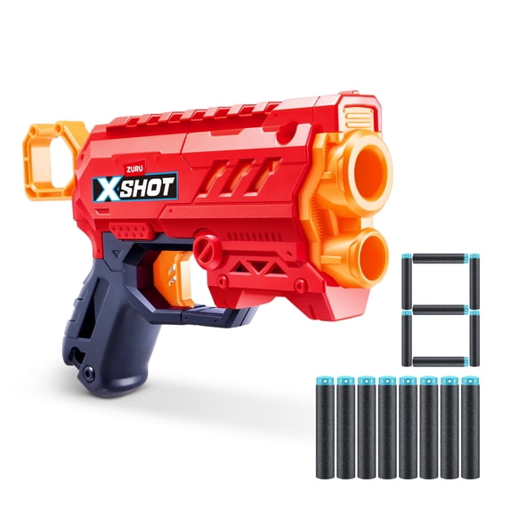 XSHOT Excel Micro 2.0 by ZURU with 8 Darts, Easy Reload, Air Pocket Dart Technology, Toy Foam Blaster for Kids, Teens and Adults